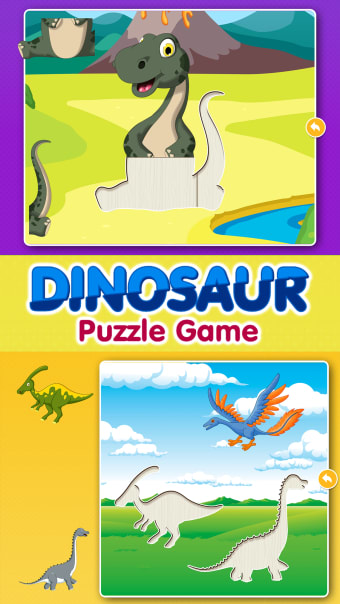 Dinosaur Puzzle Games: Kids Toddlers Learning Free