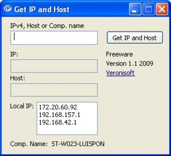 Get Host IP