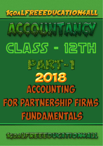 Account Class-12 Solutions (TS Grewal Vol-1) 2018