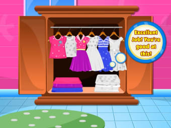 Laundry clothes girls games