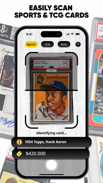 Sports  TCG Cards Scanner