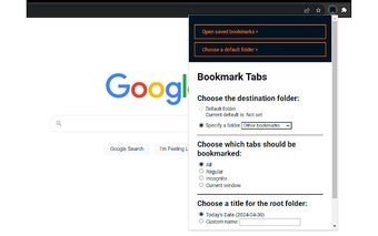 Bookmark Open Tabs