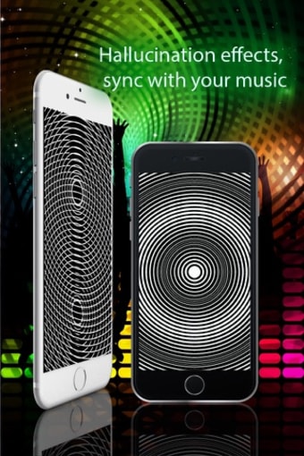 Night club strobe light-synced with your music
