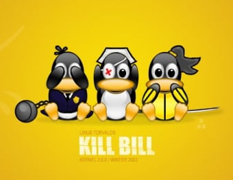 Kill Bill Tux Wallpaper