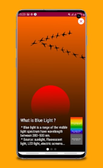 Blue light filter - Night mode