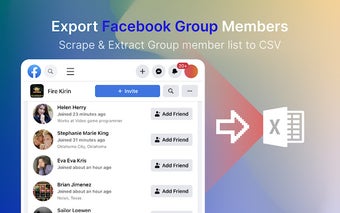 Group Member Extractor for Facebook