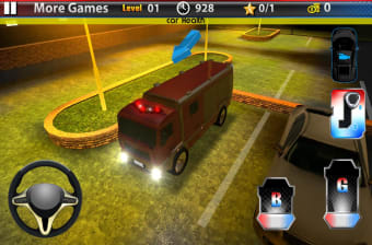 Truck Parking 3D: Fire Truck