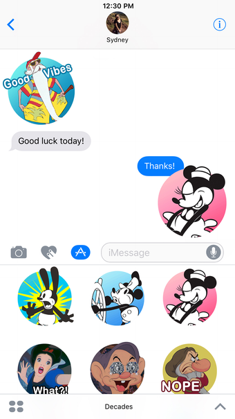 Disney Stickers: Decades