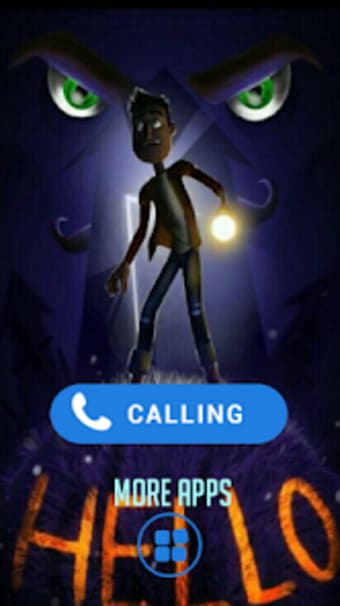 scary neighbor fake call