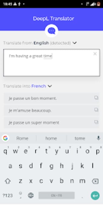 DeepL Translation - French English Spanish German