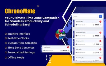ChronoMate - Time Zone Mastery