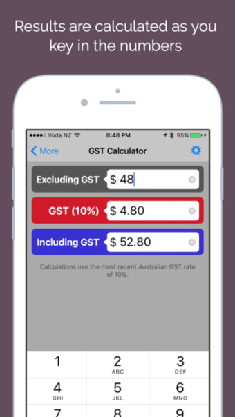 Aussie GST - Australian Goods and Services Tax Cal