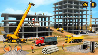 Construction City Excavator 3D