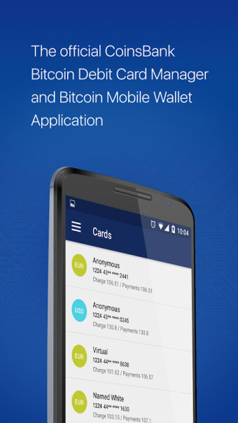 CoinsBank Mobile Wallet
