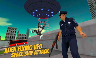 Flying UFO Robot Game:Aliens