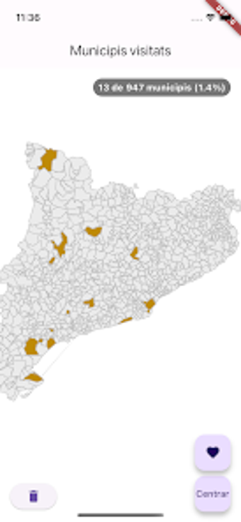 Municipis Visitats Catalunya