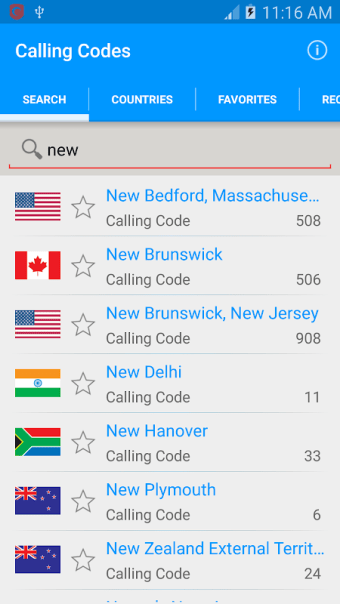 Calling Codes [2200+ Cities]