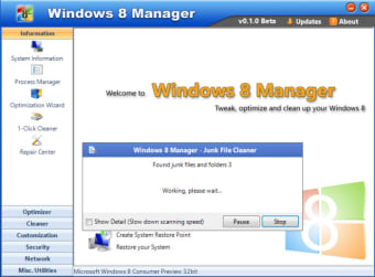 Windows 8 Manager