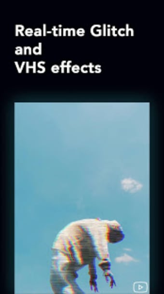Movee: animate your photo with vhs glitch graphics