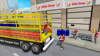 Milk Transport Truck: City Milk Delivery Tanker