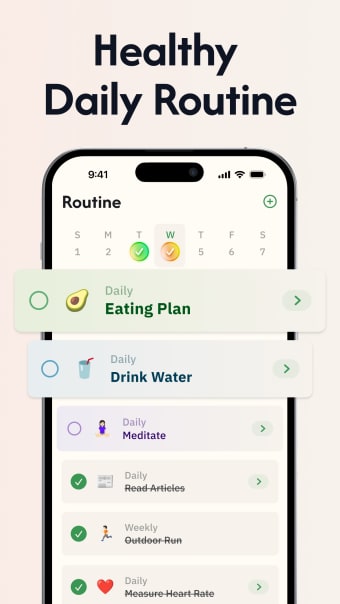 Healthy Daily Routine Planner