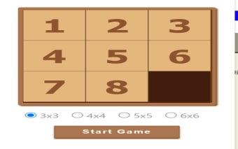 8 puzzle game