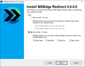 MSEdgeRedirect 0.7.5.0 for ipod instal