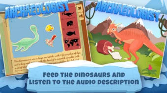 Archaeologist Dinosaur - Ice Age - Games for Kids