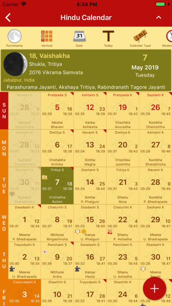 Hindu Calendar - Drik Panchang