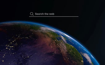 Earth In Space HD Wallpaper Tab Theme