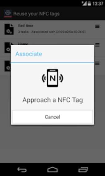 NFC Tools Plugin : Reuse Tag
