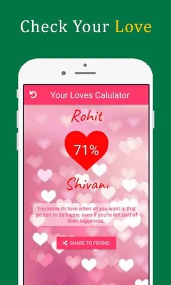 LOVE Calculator -Me & You LOVE