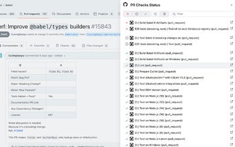 GitHub PR Check Status