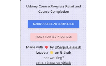 Udemy Progress Reset and Completer