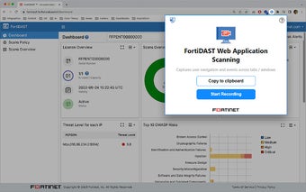 FortiDAST Web Application Scanning