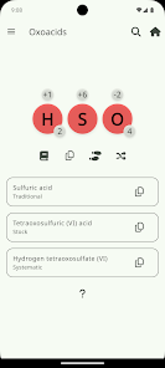 Chemistry Nomenclature Formula