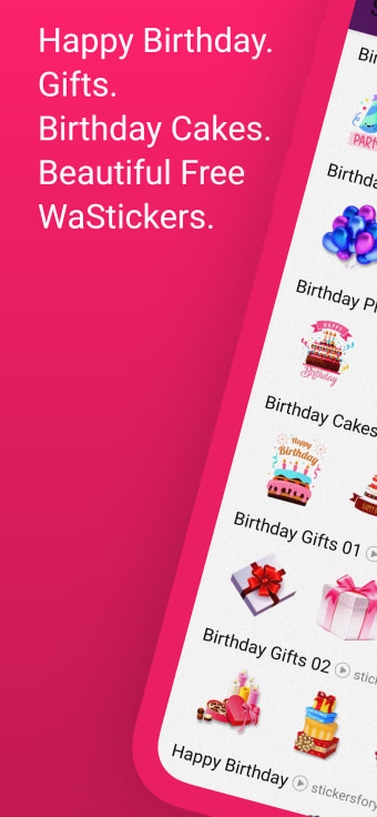 Happy Birthday WaSticker 2022