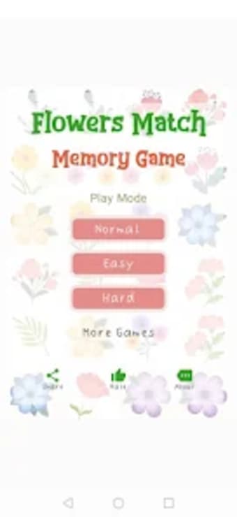 Flower Games Flowers Memory G