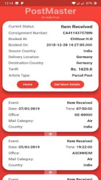 Speed Post Tracking: PostMaster for India Pos t