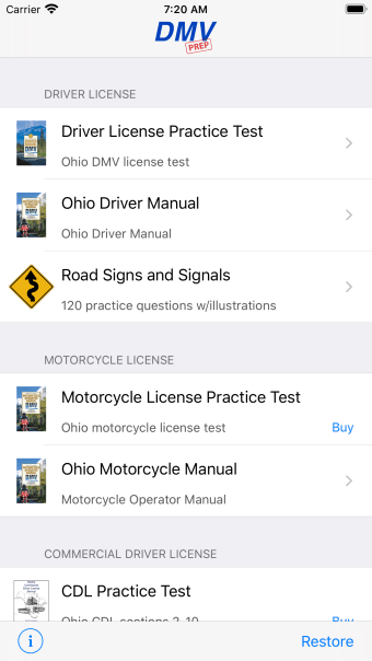 Ohio DMV Test Prep