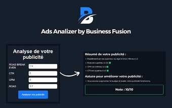 Ads Analizer - Analysez vos publicités