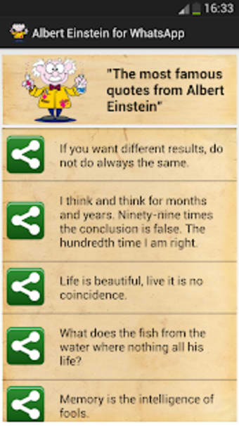 Albert Einstein for WhatsApp