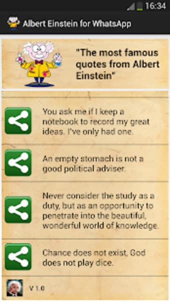 Albert Einstein for WhatsApp