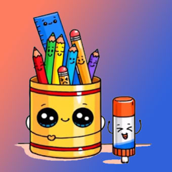 How To Draw Cute School Supplies