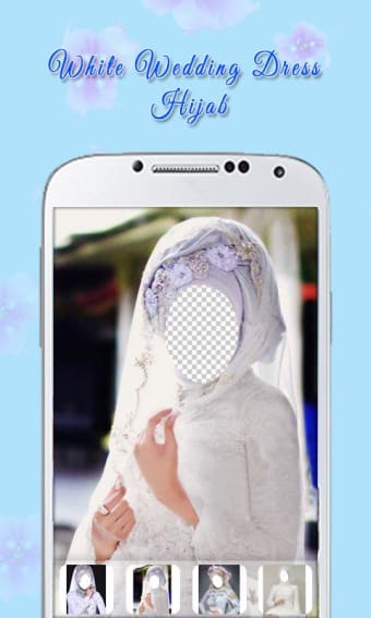 White Wedding Dress Hijab
