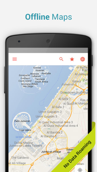 Dubai Offline City Map