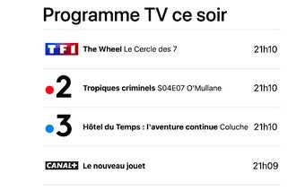 Programme TV du soir