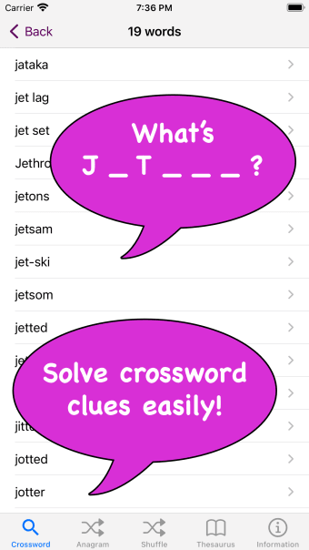 The Crossword  Anagram Solver