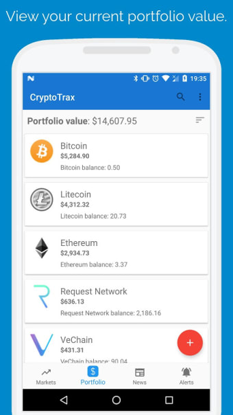 CryptoTrax - Bitcoin & Cryptocurrency Portfolio