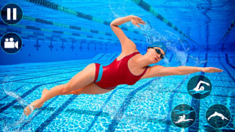 Swimming Pool Race:3D Swimming